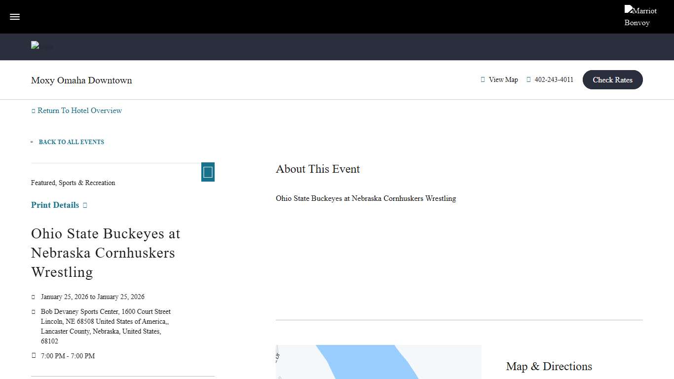 Ohio State Buckeyes at Nebraska Cornhuskers Wrestling